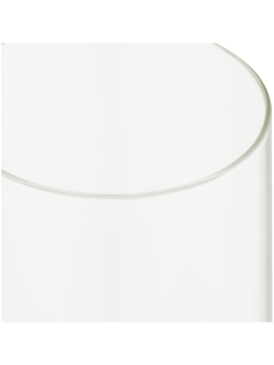 Tall Cylinder Glass Vase 10x30cm