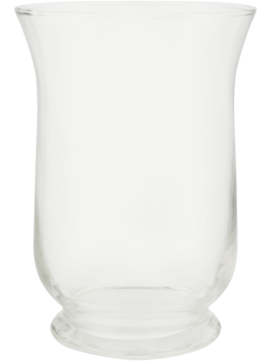Double-Layered Glass Vase 11x15cm