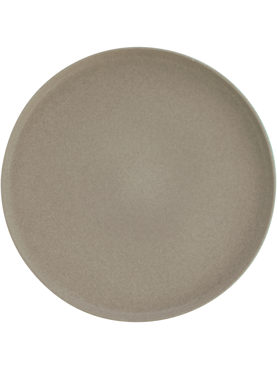 Ribbed Edge Ceramic Dinner Plate