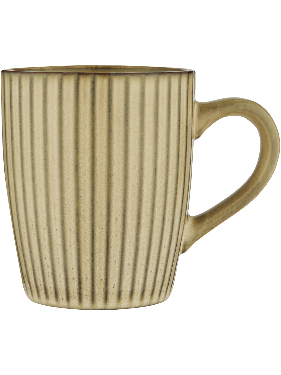 Textured Line Ceramic Mug