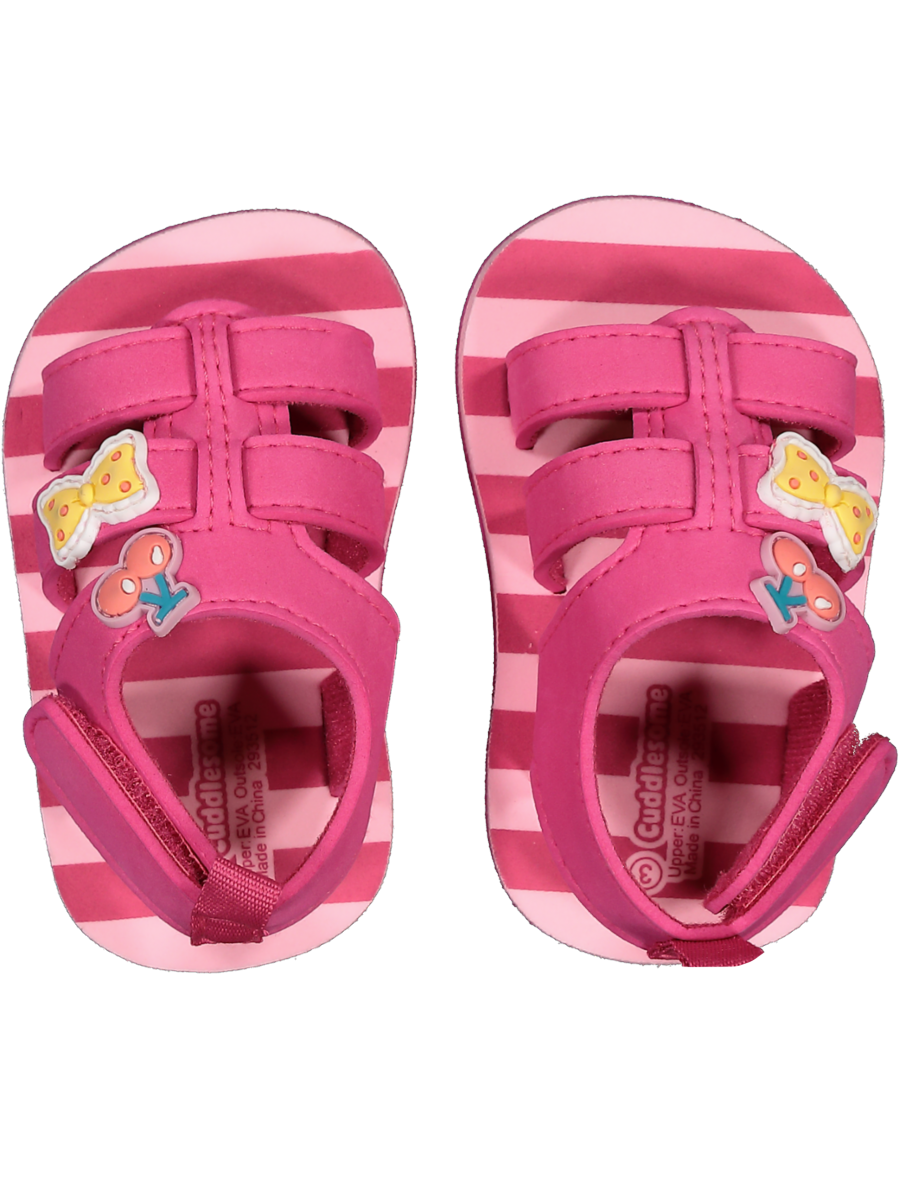 Pink Cuddlesome Strappy Sandals