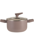 Medium Taupe Casserole Pot