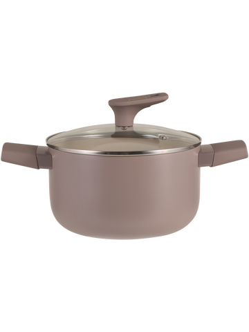 Medium Taupe Casserole Pot