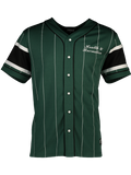 Green Striped Baseball Top