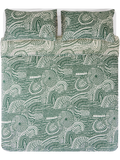 Printed Microfibre Duvet Cover Set Single (1)