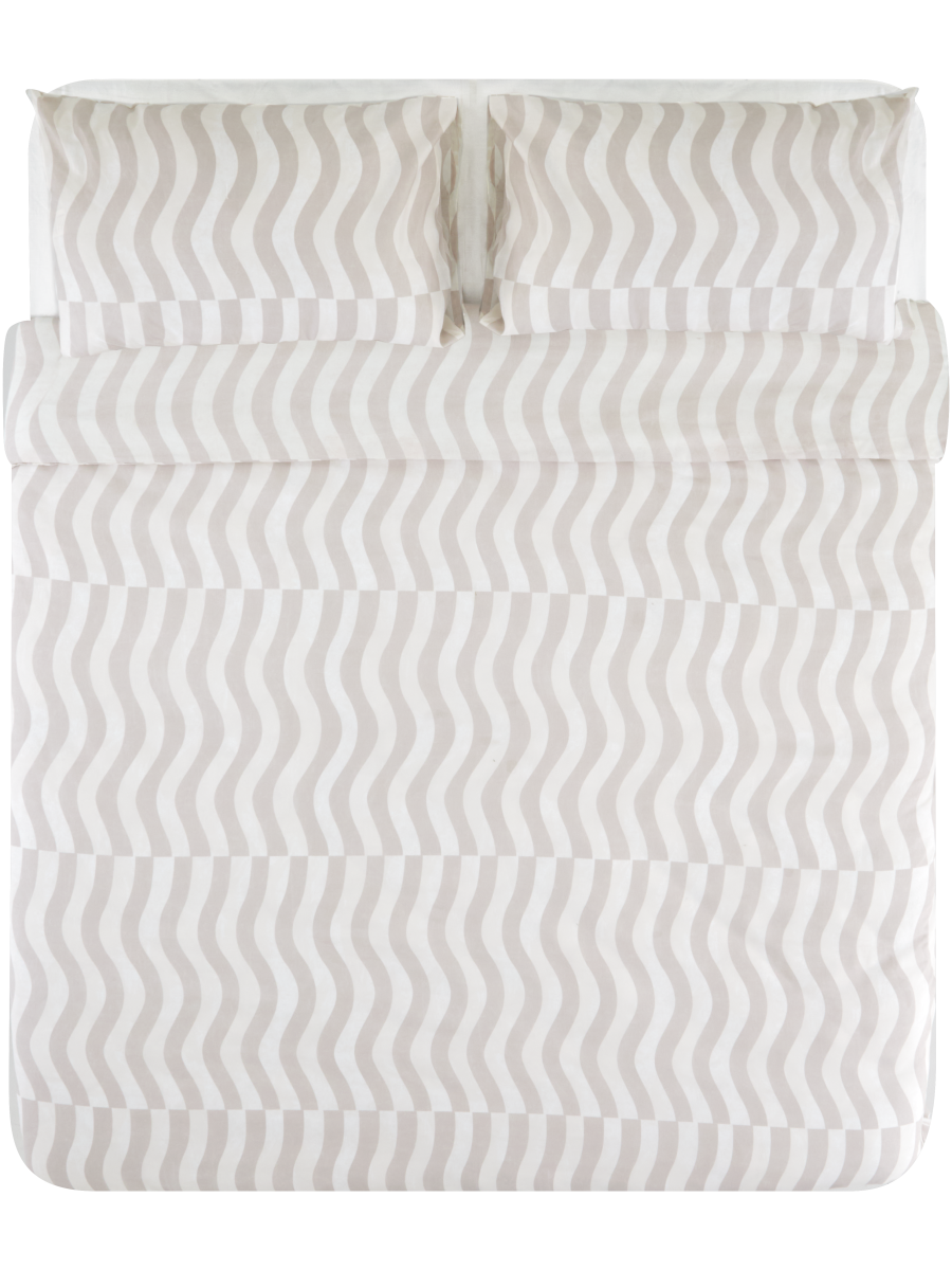 Waves Duvet Cover Set Double