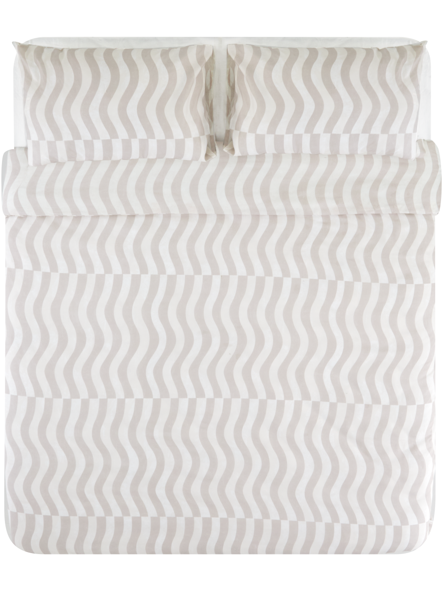 Waves Duvet Cover Set King