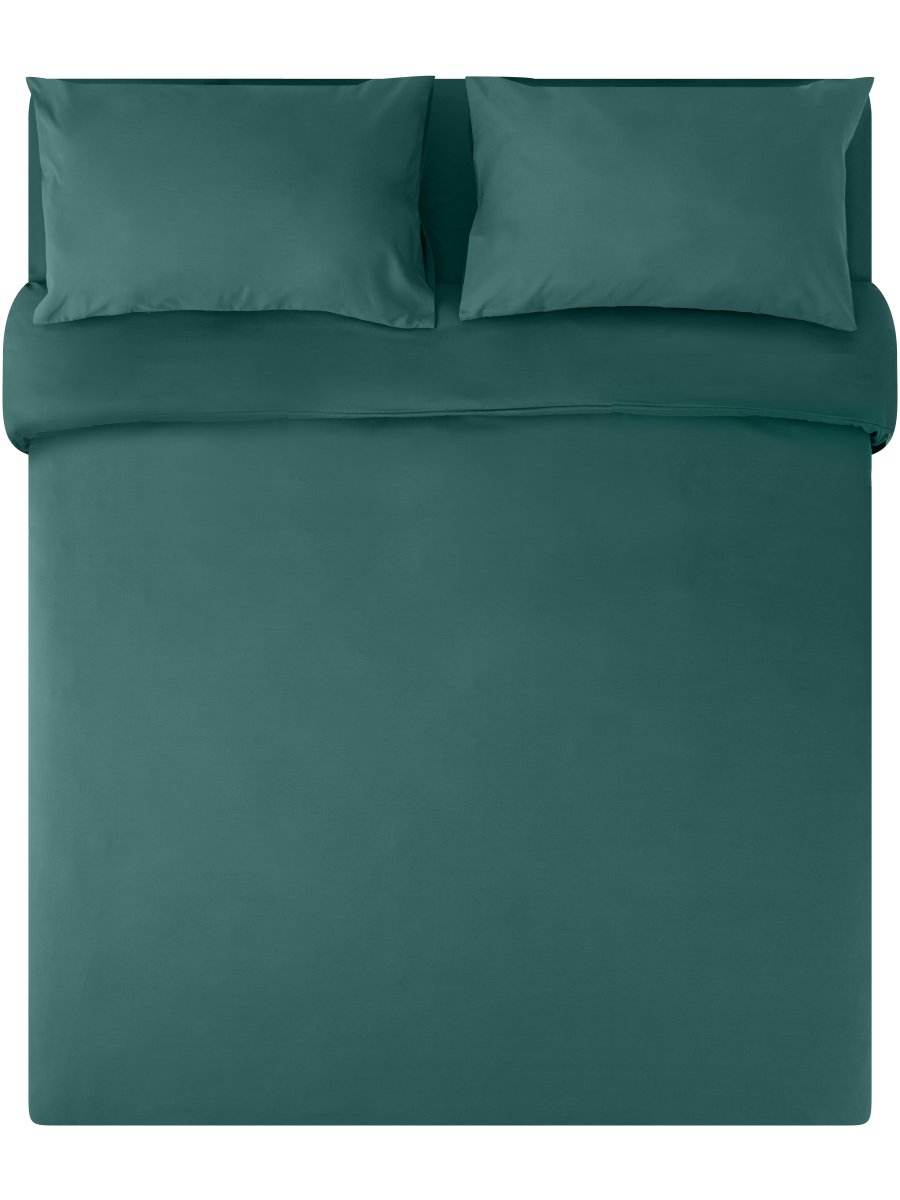 Single Bed Dark Green Duvet Cover