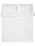 Embroidered Geo Textured Duvet Cover Set Double