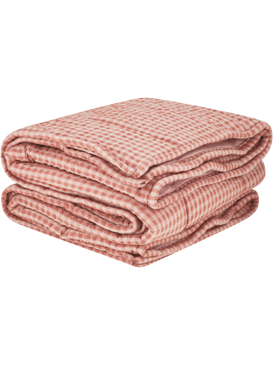 Gingham Comforter Double