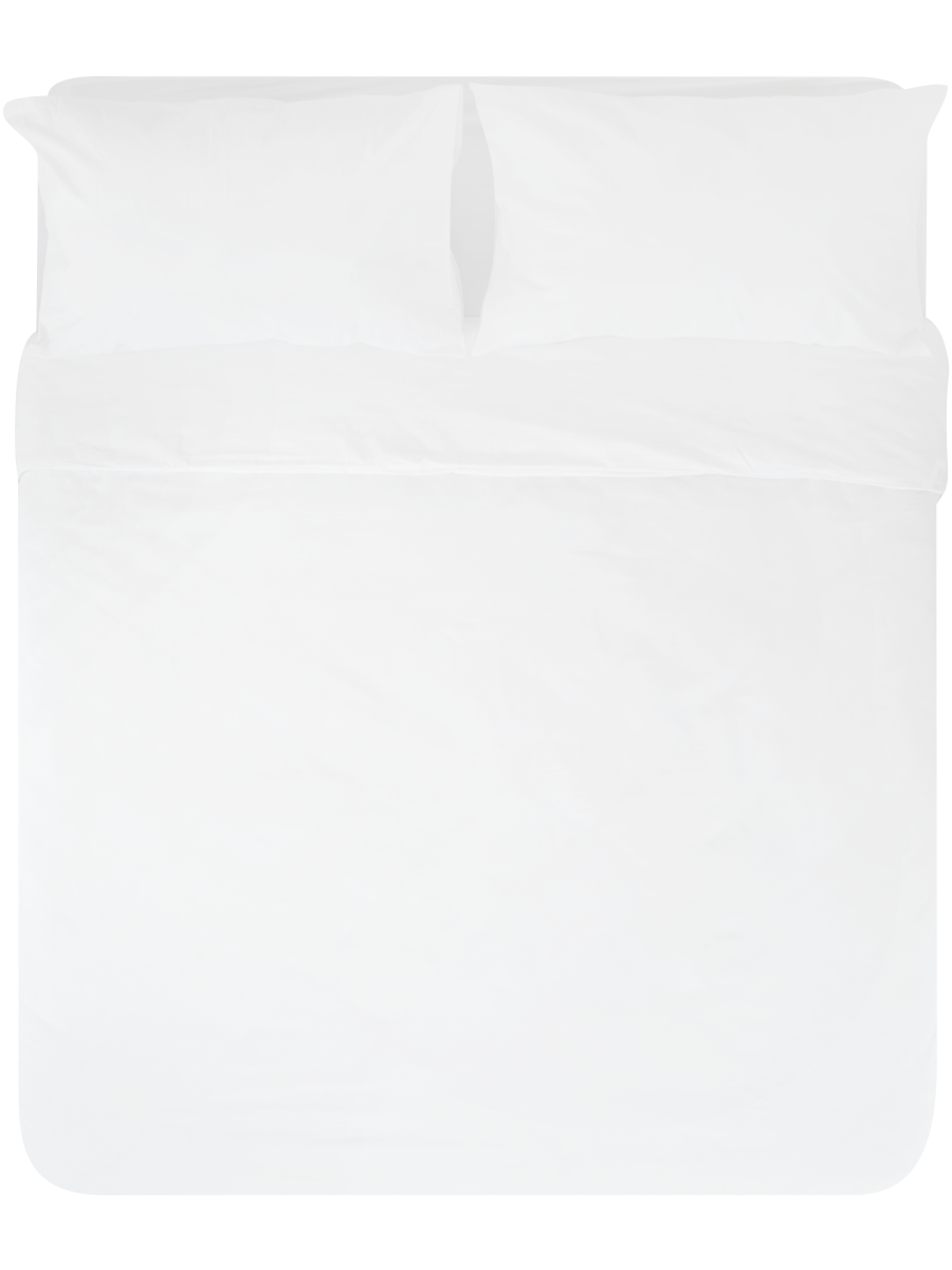 Cotton Rich Percale Duvet Cover Set Double