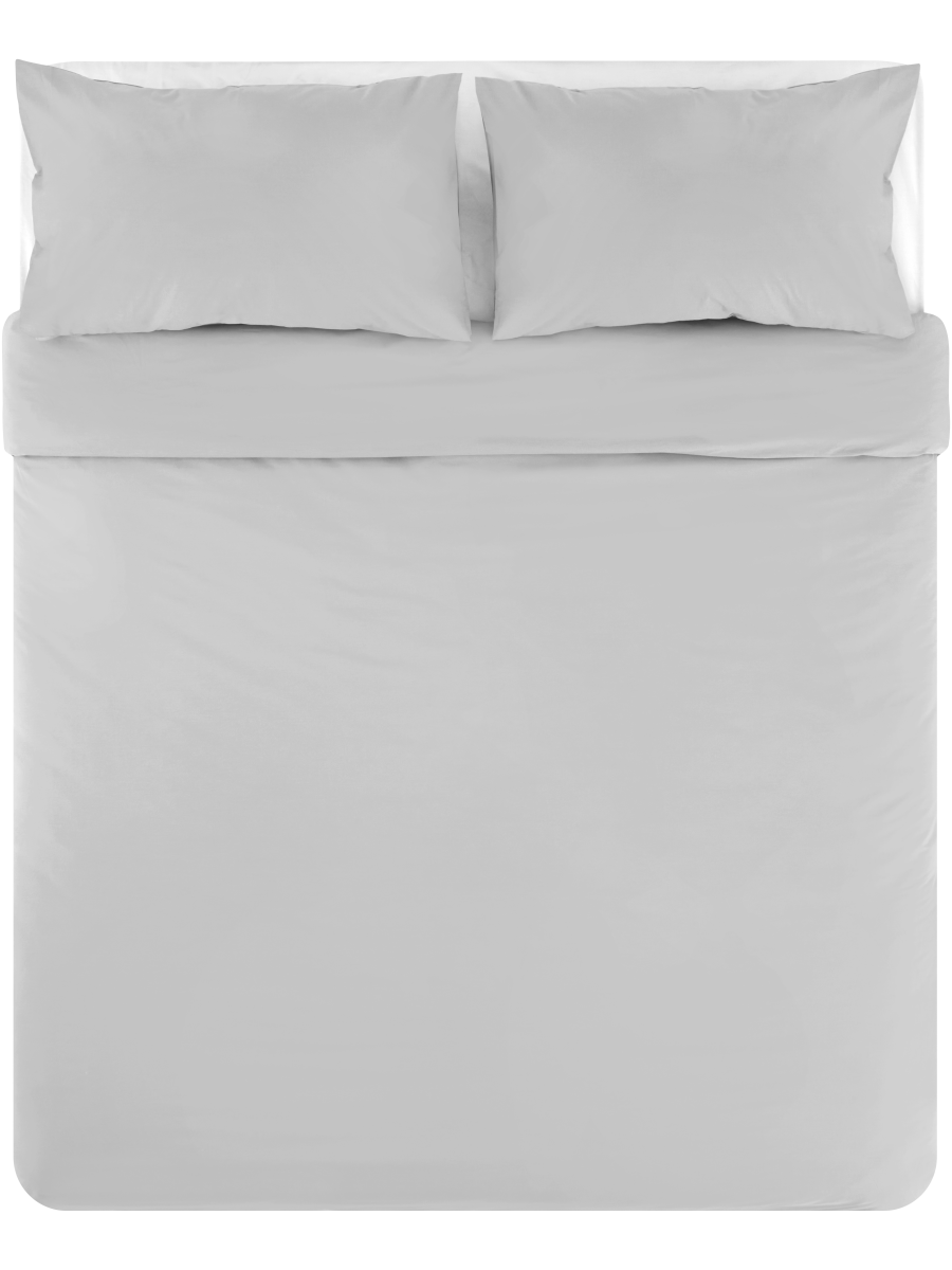 Cotton Rich Percale Duvet Cover Set Double