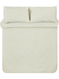 Textured Duvet Cover Set Double