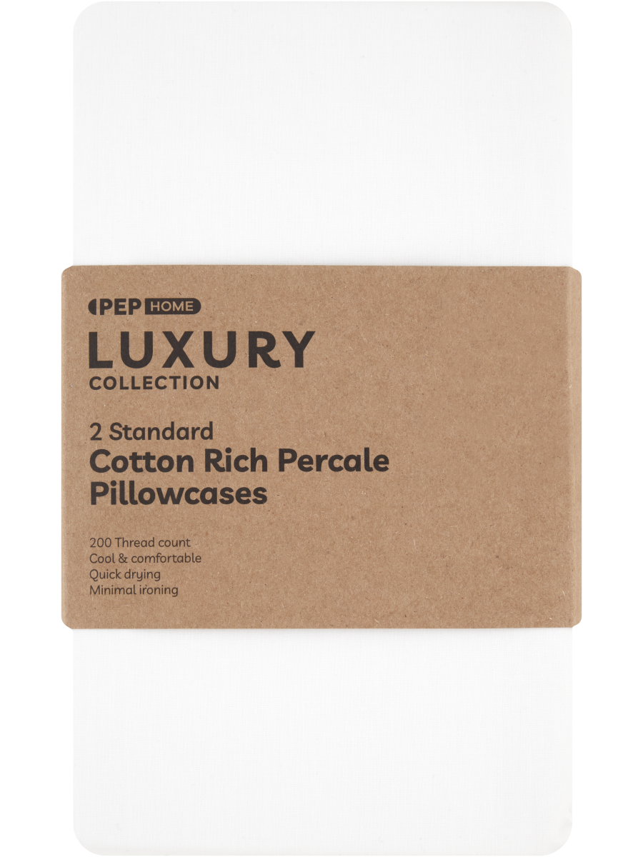 Luxury Collection Cotton Rich Percale Standard Pillowcase