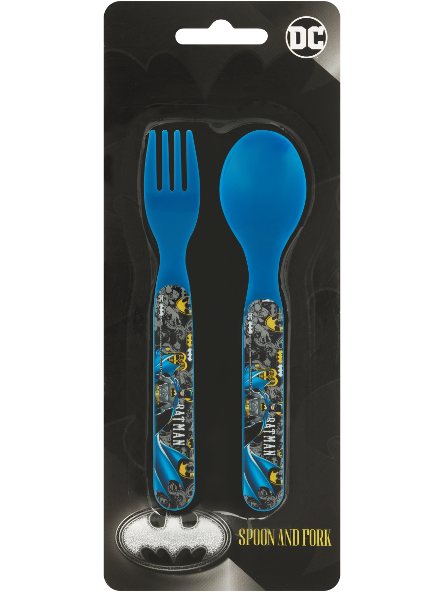 Batman Spoon And Fork Set