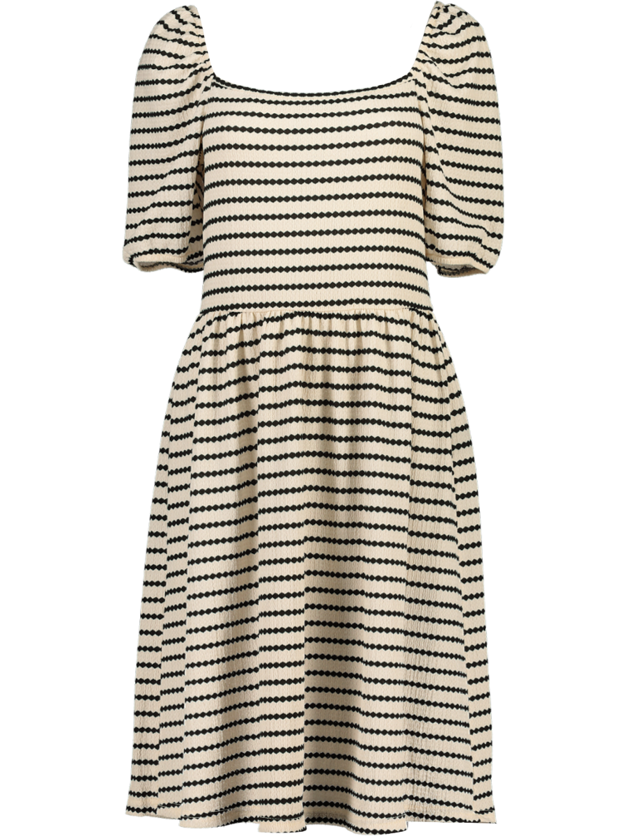 Puff Sleeve Midi Dress