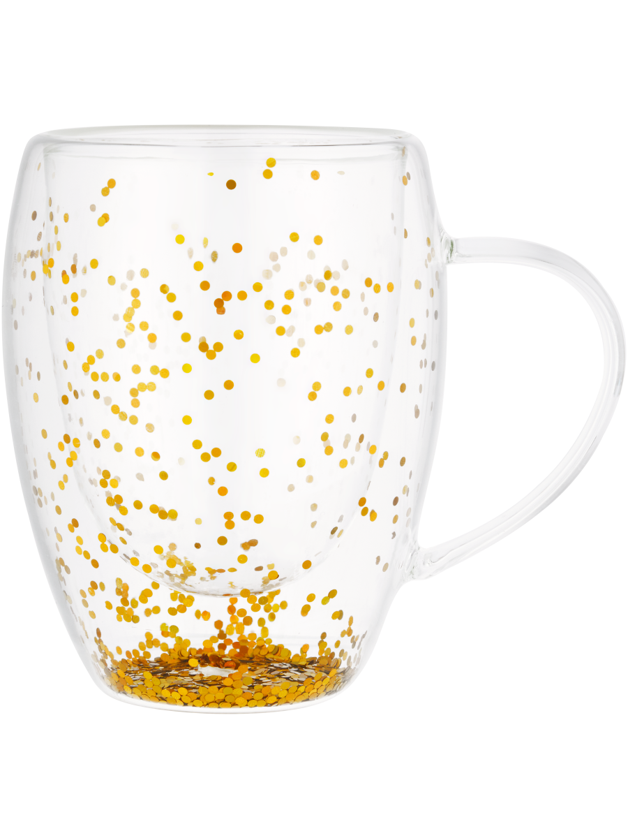 Double Wall Mug With Glitter