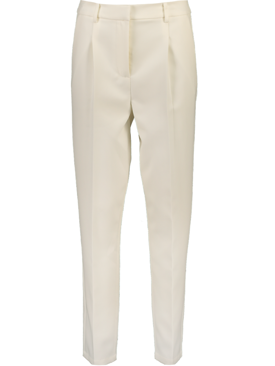 White Pleated Smart Pants