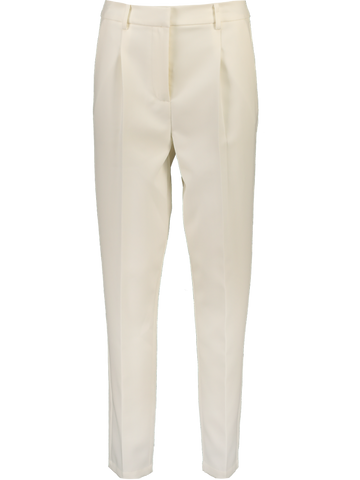 White Pleated Smart Pants