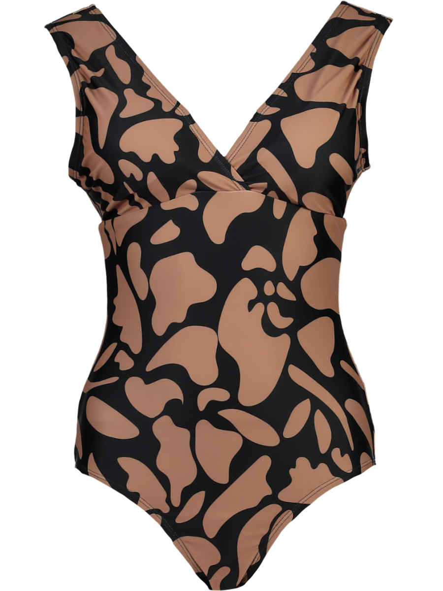 Abstract One Piece Swimsuit
