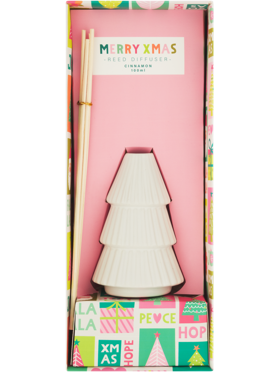 Ceramic Merry Christmas Reed Diffuser
