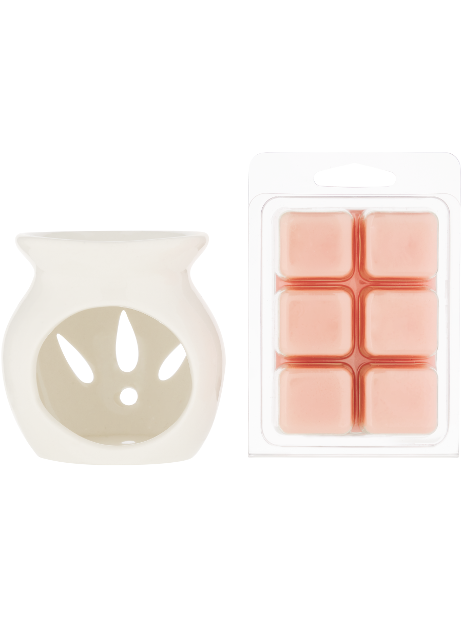Merry Christmas Oil Burner And Wax Melt Set Vanilla