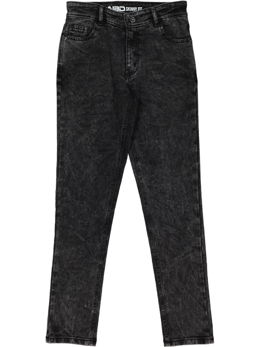 Black Acid Wash Denim