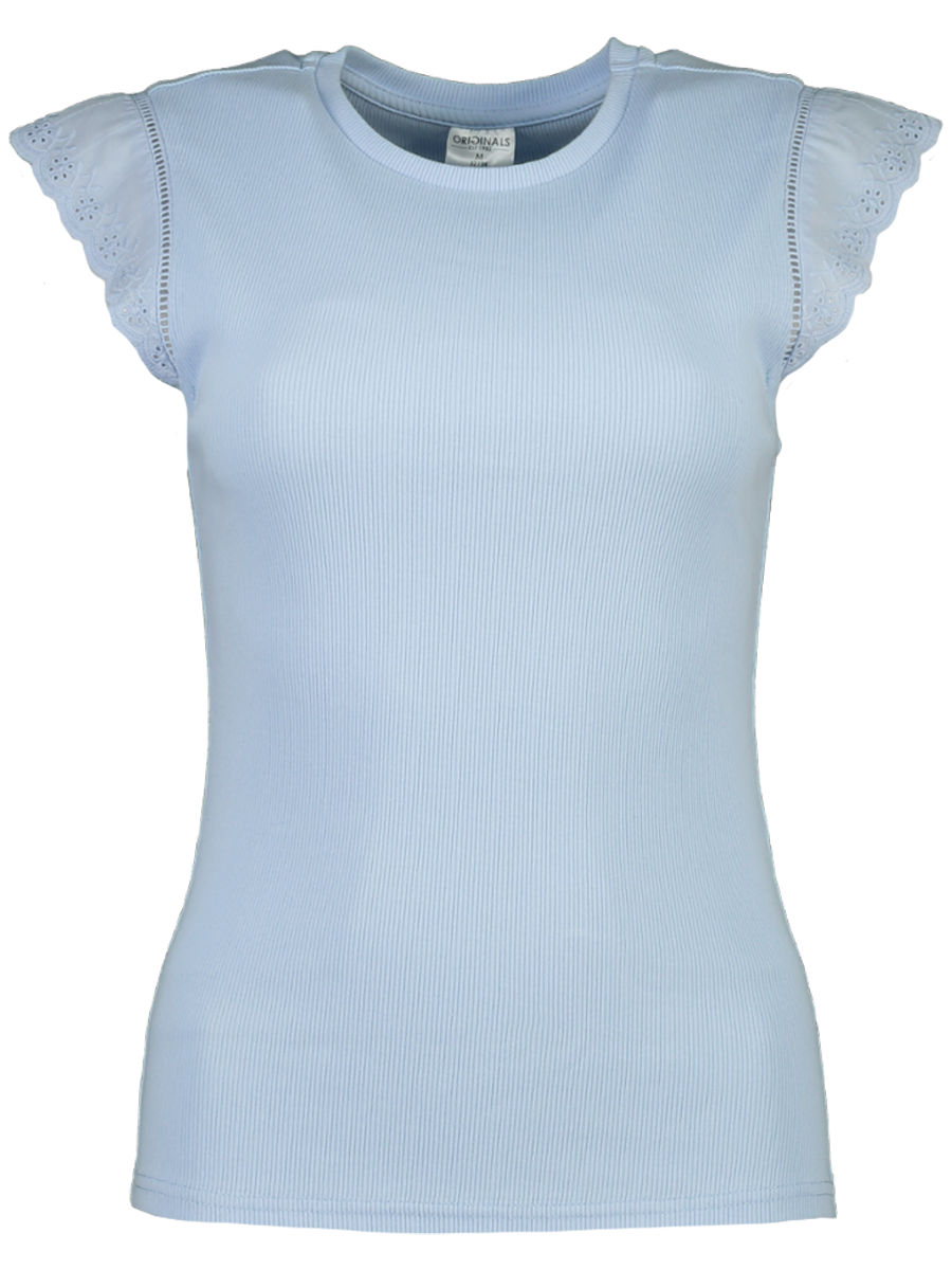 Blue Ribbed Vest