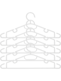Plastic Hangers (Design/Colour may vary) (1)
