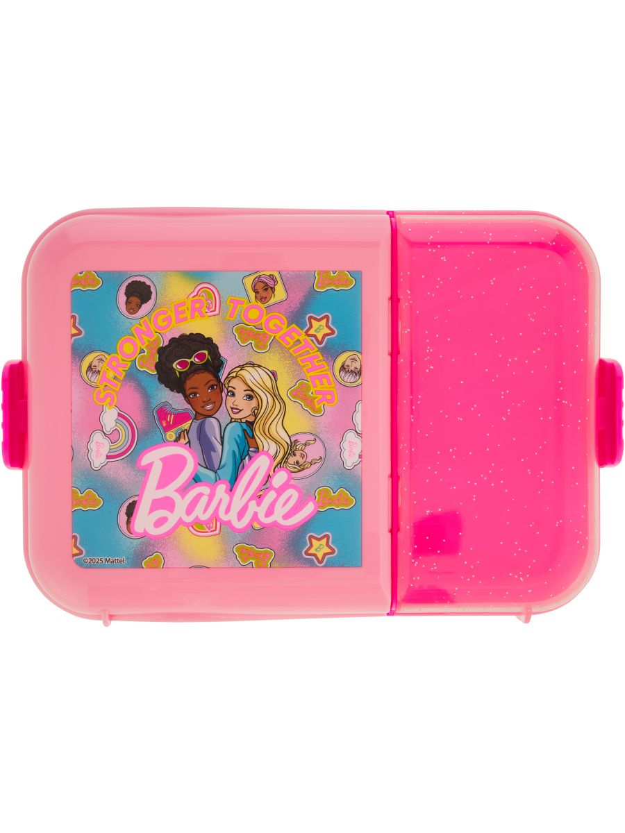 2 Divider Barbie Lunch Box