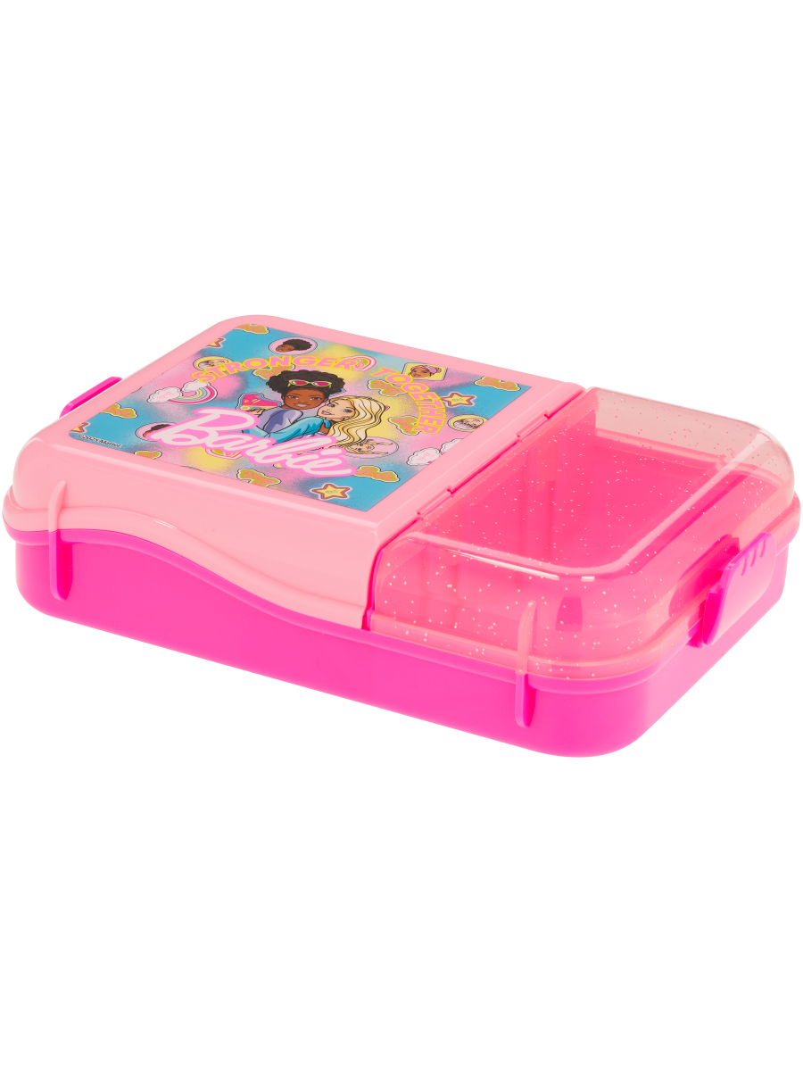 2 Divider Barbie Lunch Box