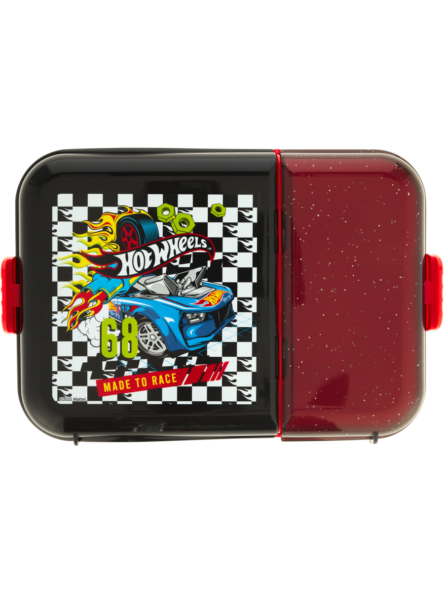2 Divider Hot Wheels Lunch Box