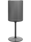 Ribbed Wine Glass