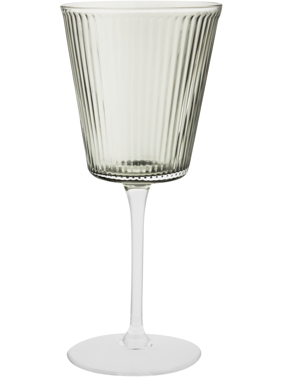 Stem Ribbed Wine Glass