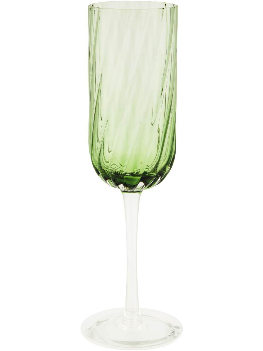 Ribbed Wine Glass