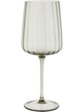 Ribbed Wine Glass