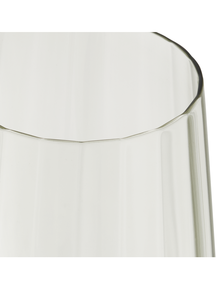 Ribbed Wine Glass