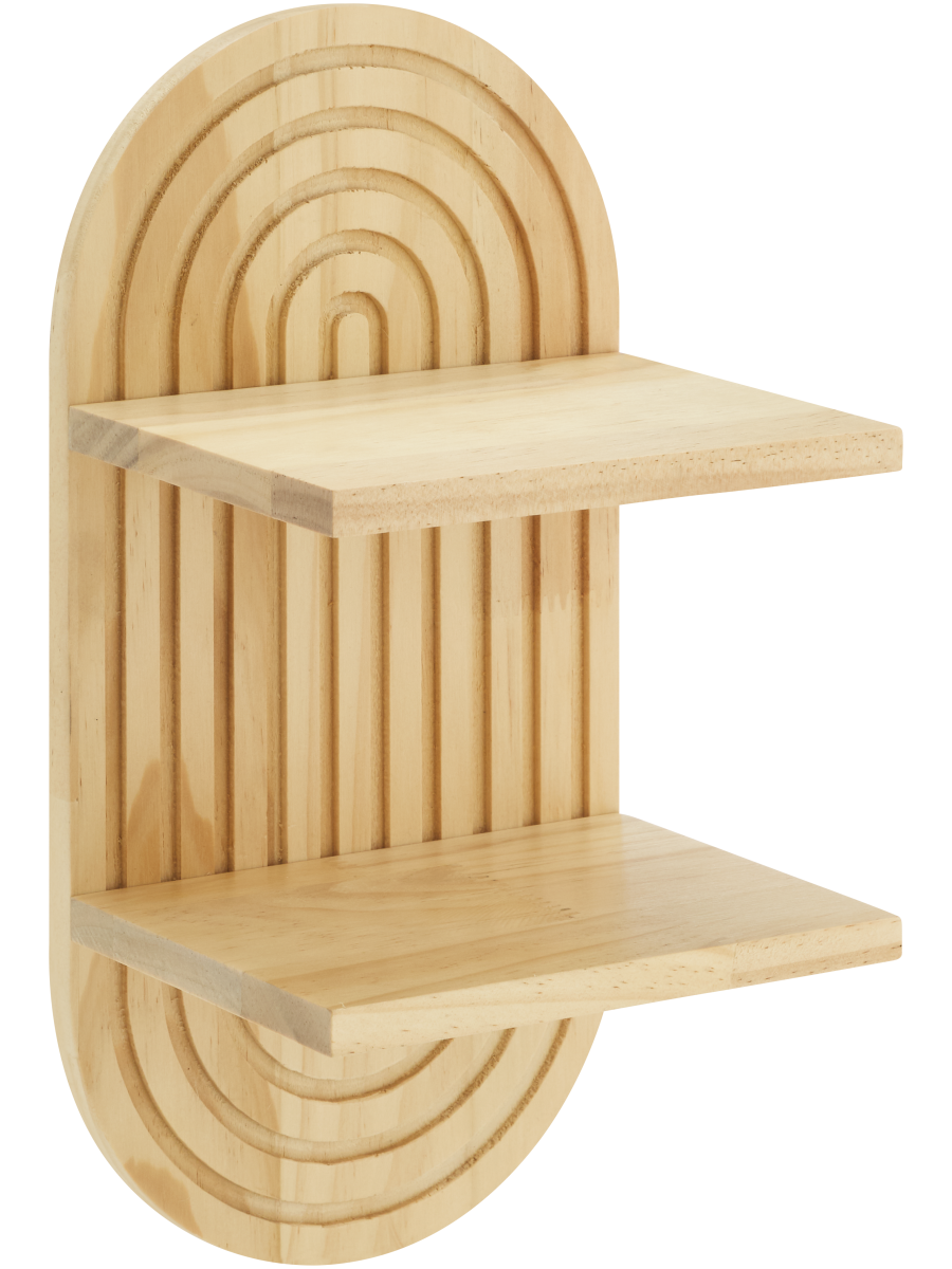 Oval Wall Shelf 2Tier