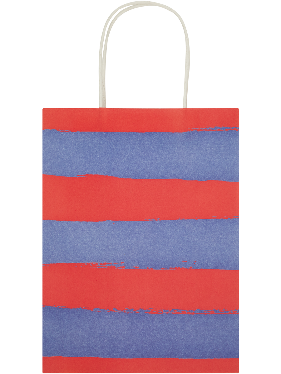 Assorted Broad Free Stripes Paper Gift Bags (3)