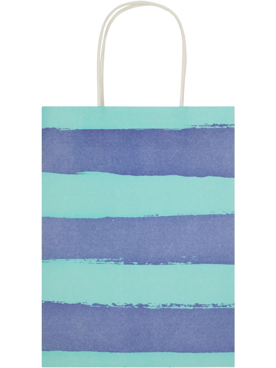 Assorted Broad Free Stripes Paper Gift Bags