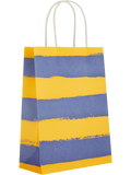 Assorted Broad Free Stripes Paper Gift Bags (7)