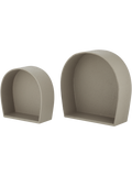 2 Piece Nested Wall Shelf Set