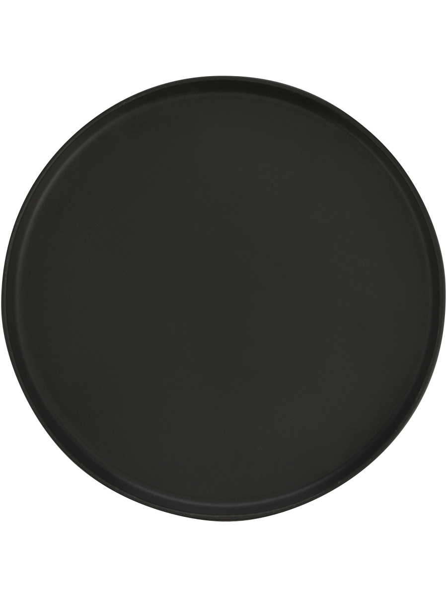 Ribbed Edge Ceramic Dinner Plate