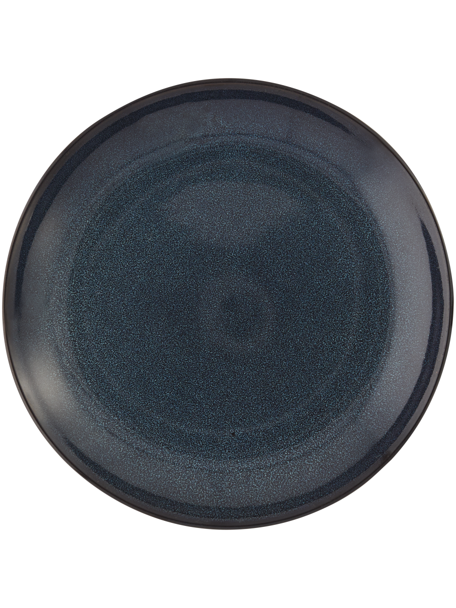 Side Plate With Dark Brown Rim