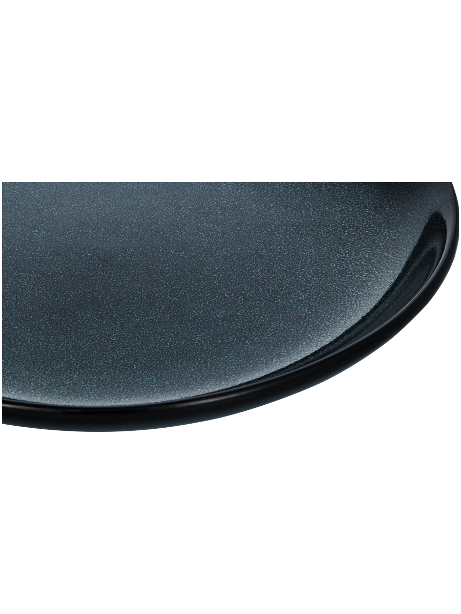 Side Plate With Dark Brown Rim