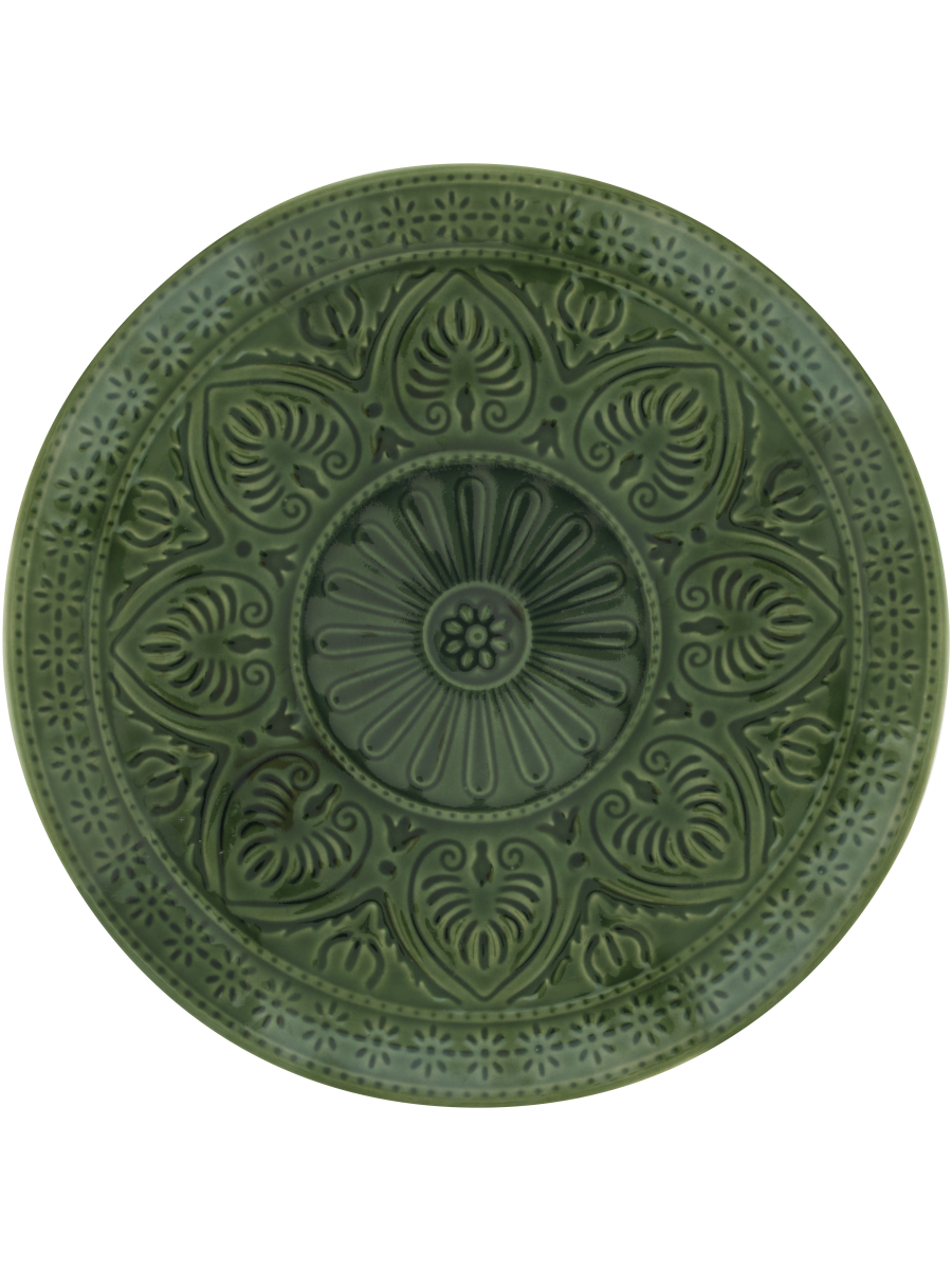 Flower Pattern Ceramic Dinner Plate