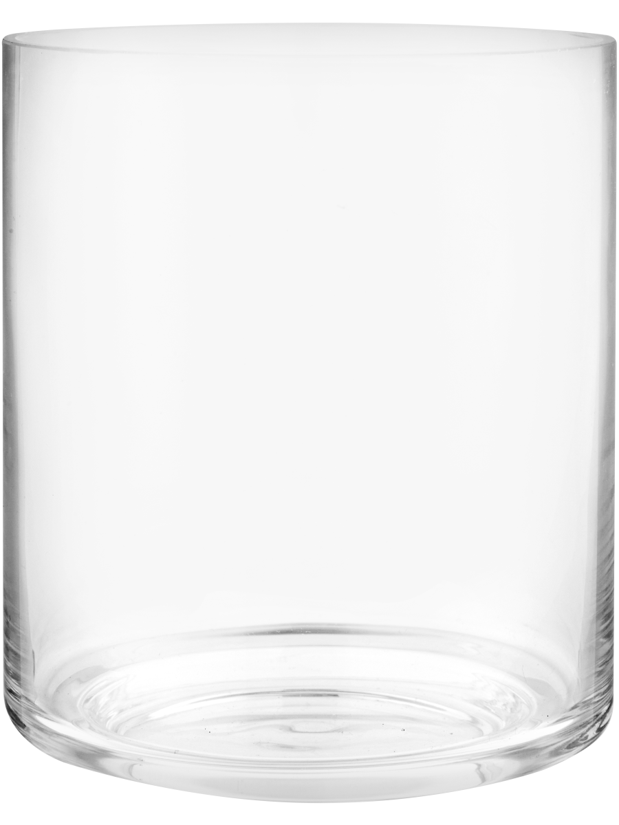 Cylinder Glass Vase 13x10cm