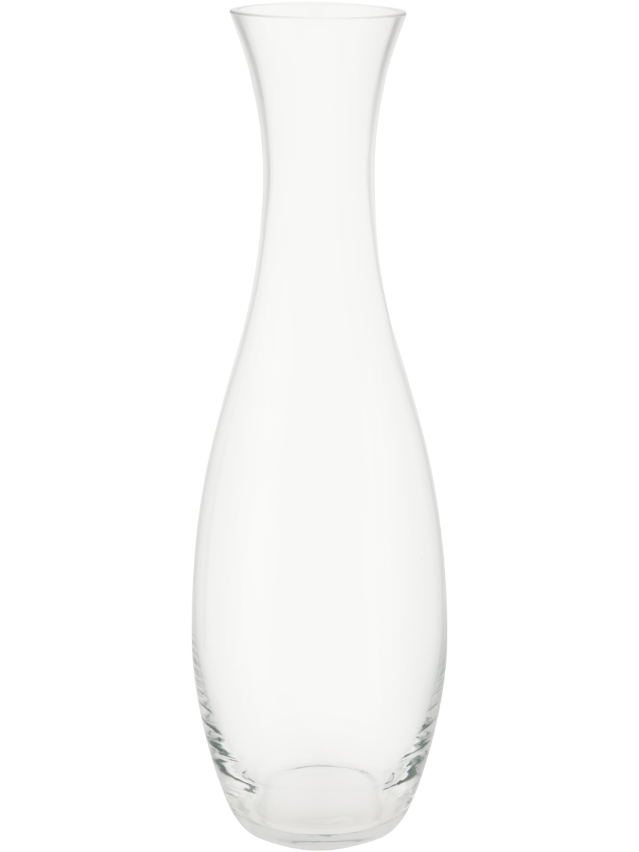 Oval Slim Neck Glass Vase 7x7.5cm
