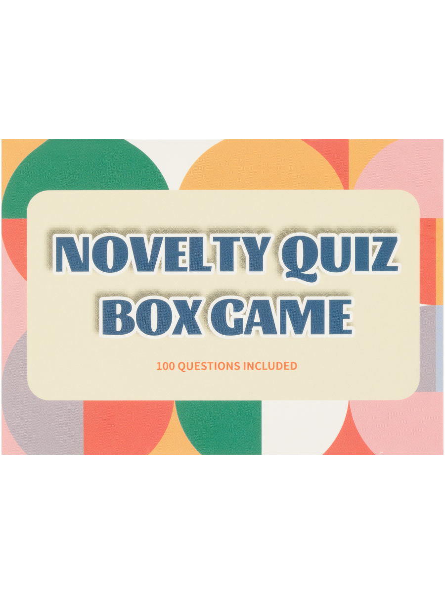 Novelty Quiz Box Game