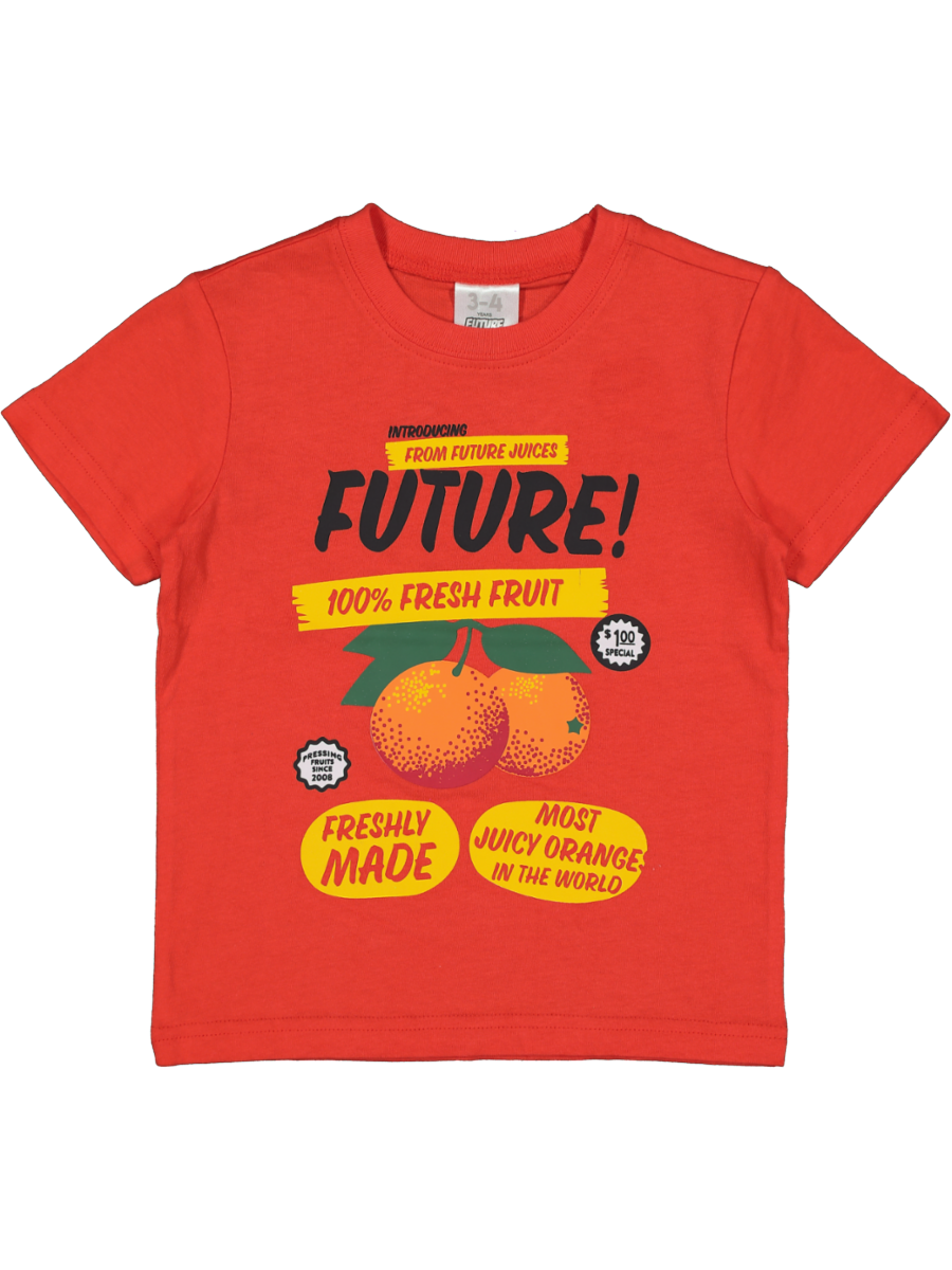 Orange Graphic T-Shirt